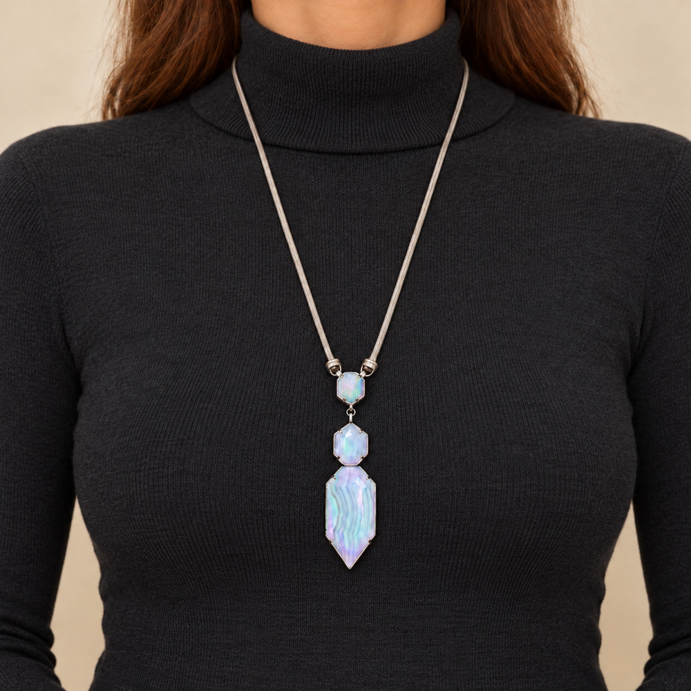 Authentic Kendra Scott Phara Triple Drop Necklace
